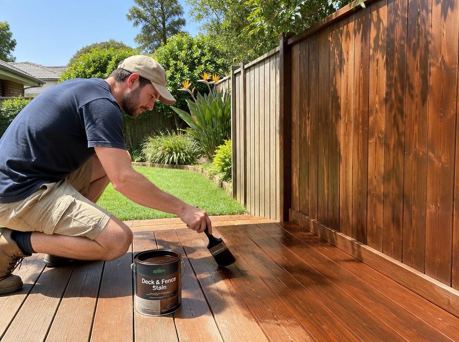 Fence painting in Ballarat