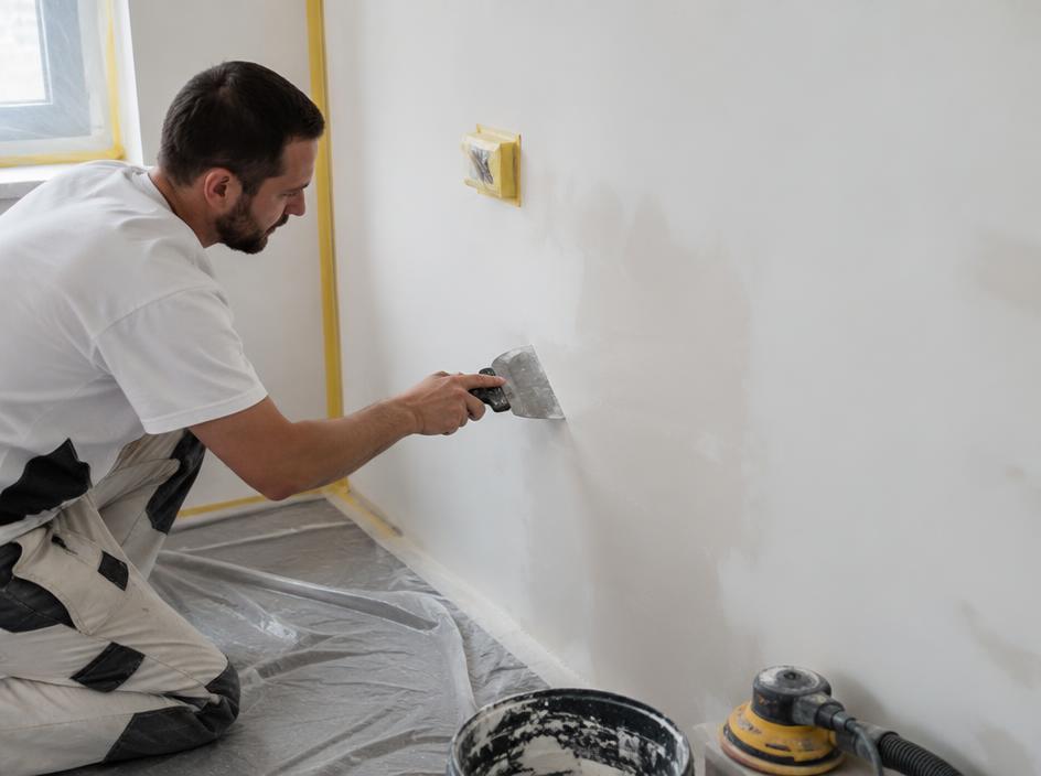 Surface preparation and repairs before painting in Maitland